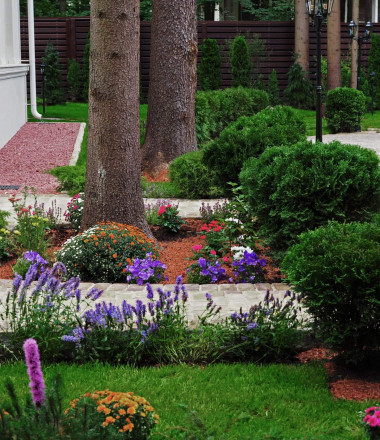 Садовое покрытие - заказать садовое покрытие на землю для дорожек от Landshaftm