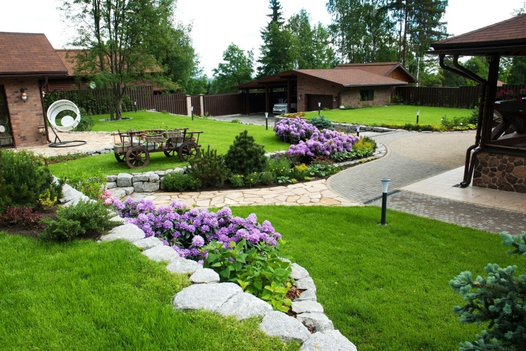 Компоненты сада - заказать строительство ландшафтных покрытий и пространств 